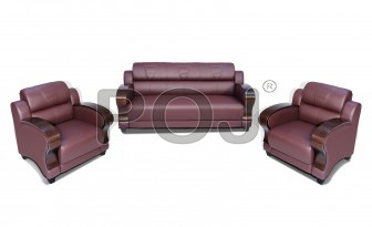Mini Leatherette Sofa Set ( 5 Seater Sofa )